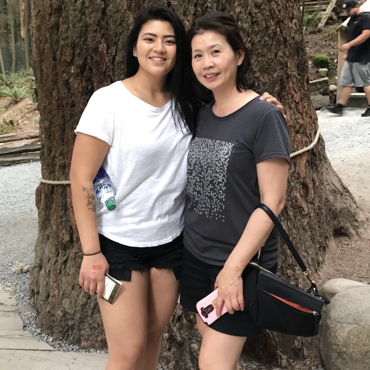 Mom and I